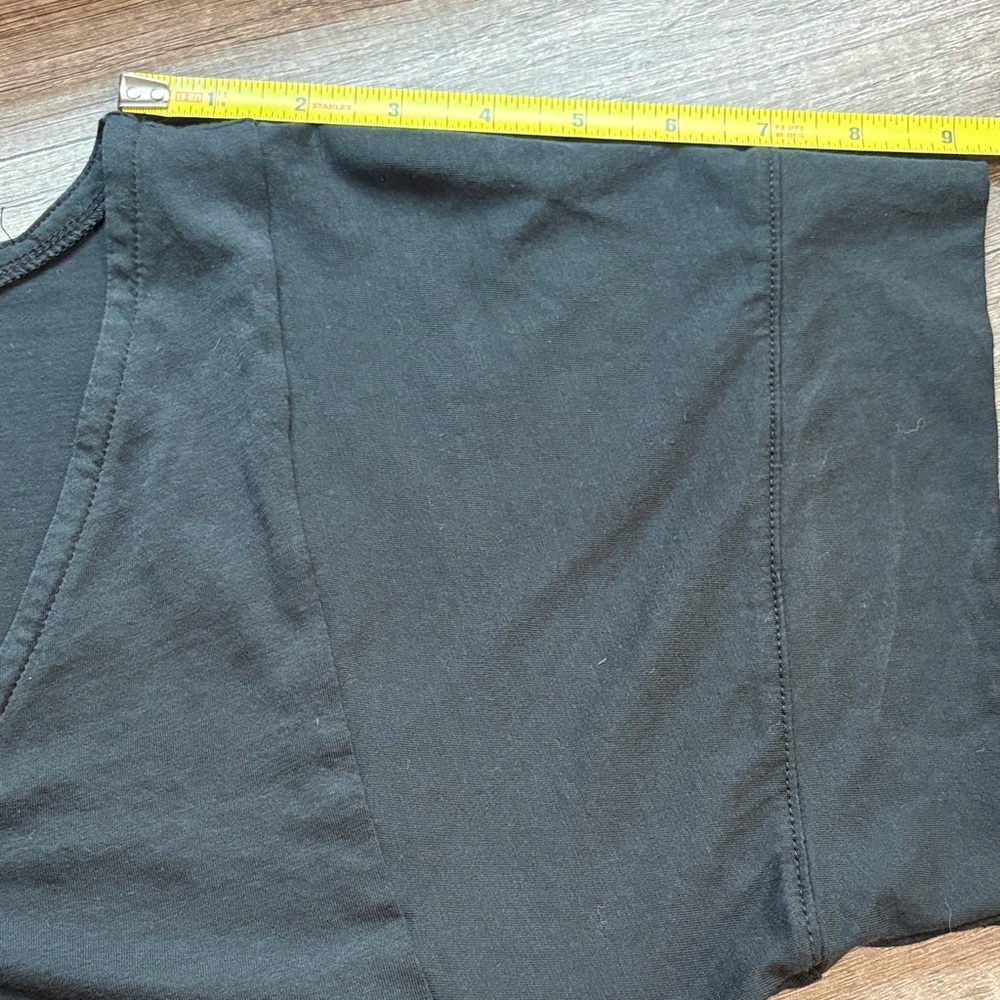 Madewell Black V-Neck Short Sleeve Top - Picture 8 of 9